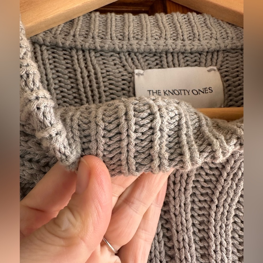 The Knotty Ones Delcia Sweater Cloud Grey size S - Picture 9 of 10